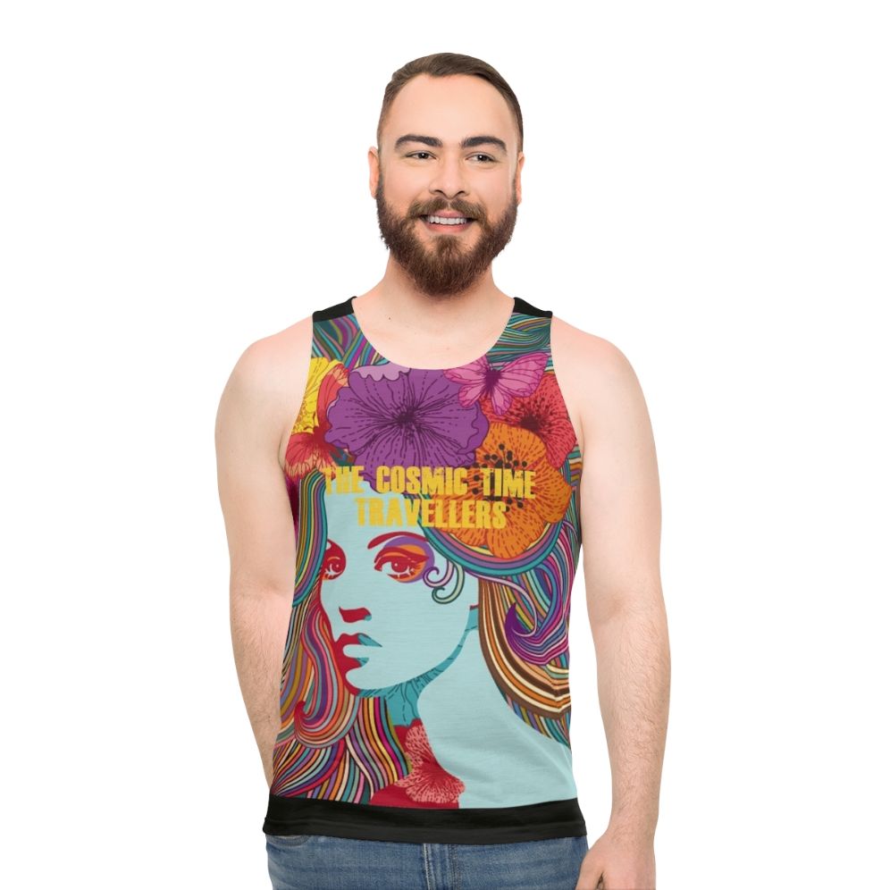 Cosmic Time Travellers Unisex Tank Top