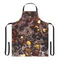 Colorful pallasite meteorite-patterned apron for space enthusiasts