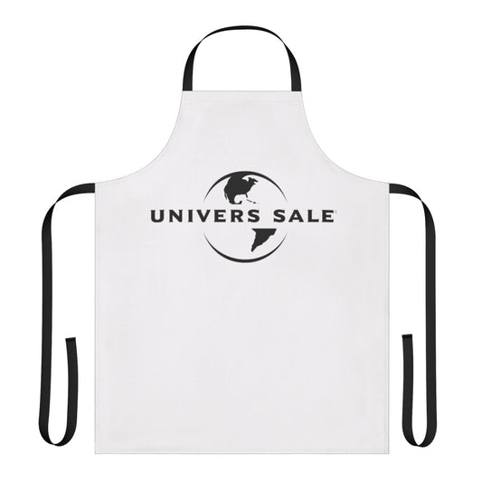 Cosmic universe-themed stained apron with a badass pulp movie quote