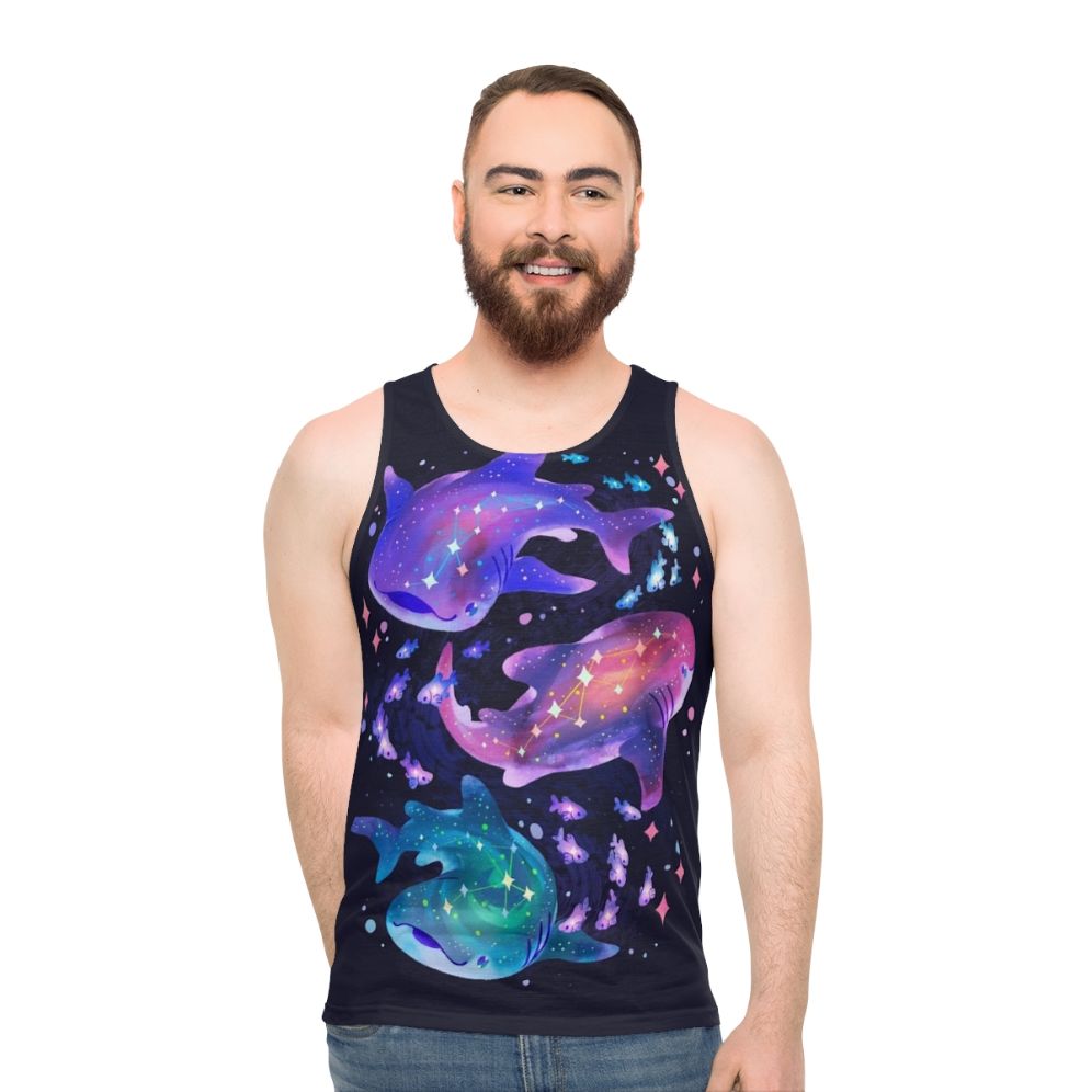 Cosmic Whale Shark Unisex Tank Top
