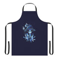 Galaxy-themed apron with alien witch design