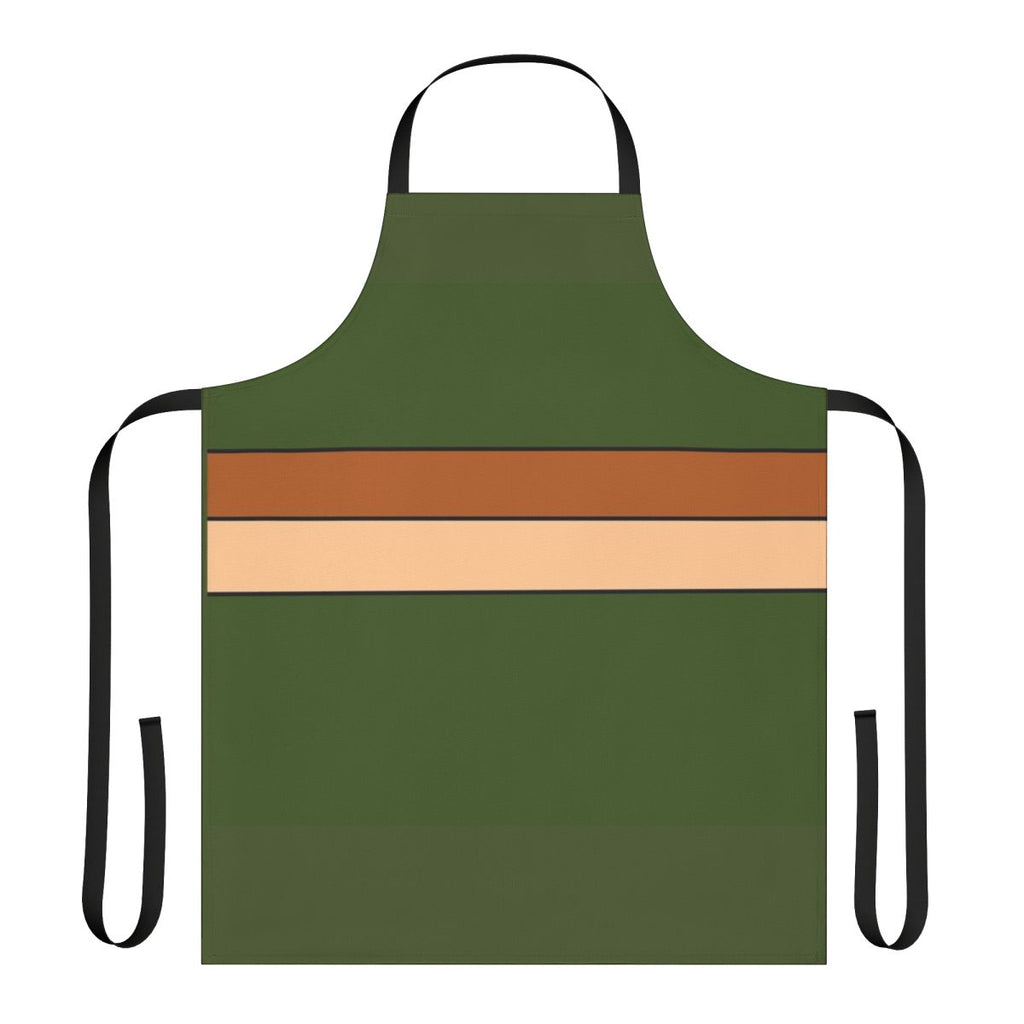 Cosplay-inspired Jerry Smith apron featuring characters from the popular animated series Rick and Morty