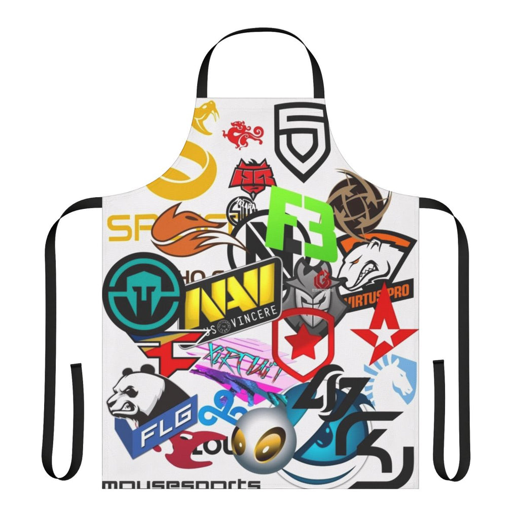Counter Strike inspired gaming apron with game-themed design