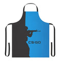 Counter Strike Silhouette Apron with Iconic Game Imagery