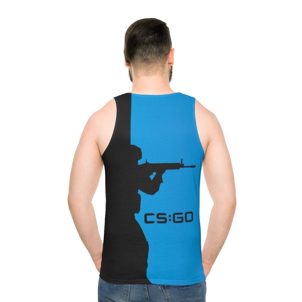 Counter Strike Silhouette Unisex Gaming Tank Top