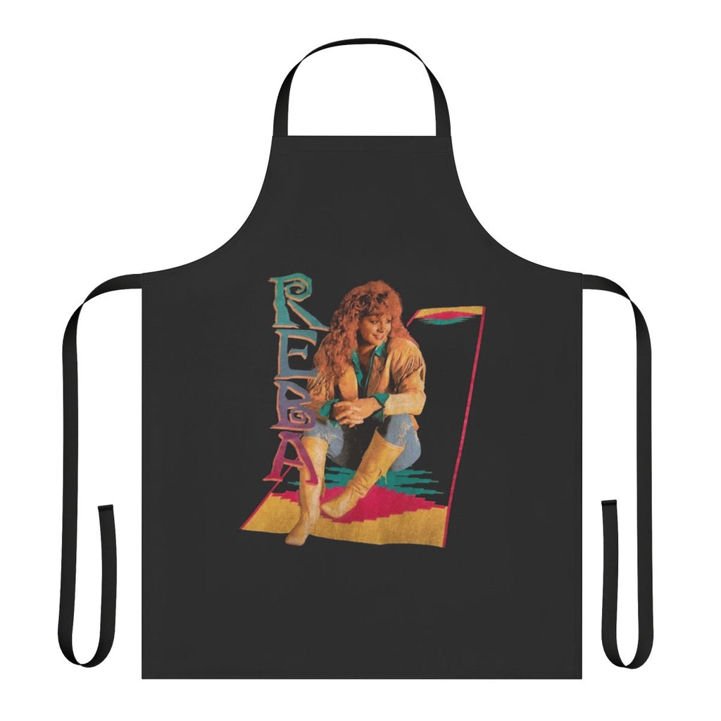 Country-style apron with Reba-inspired design