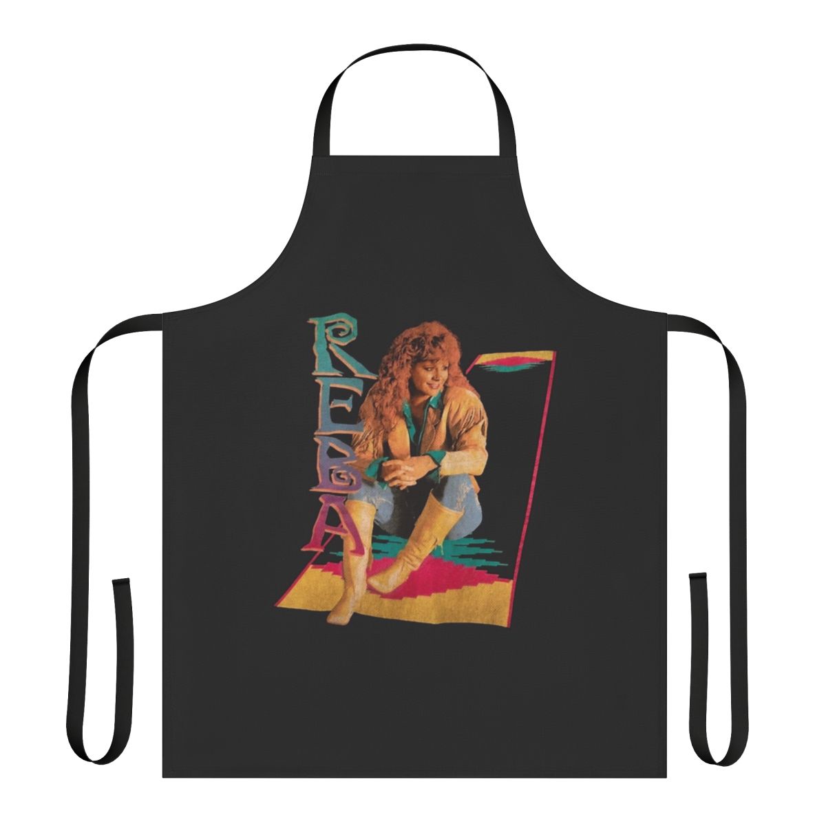 Country-style apron with Reba-inspired design