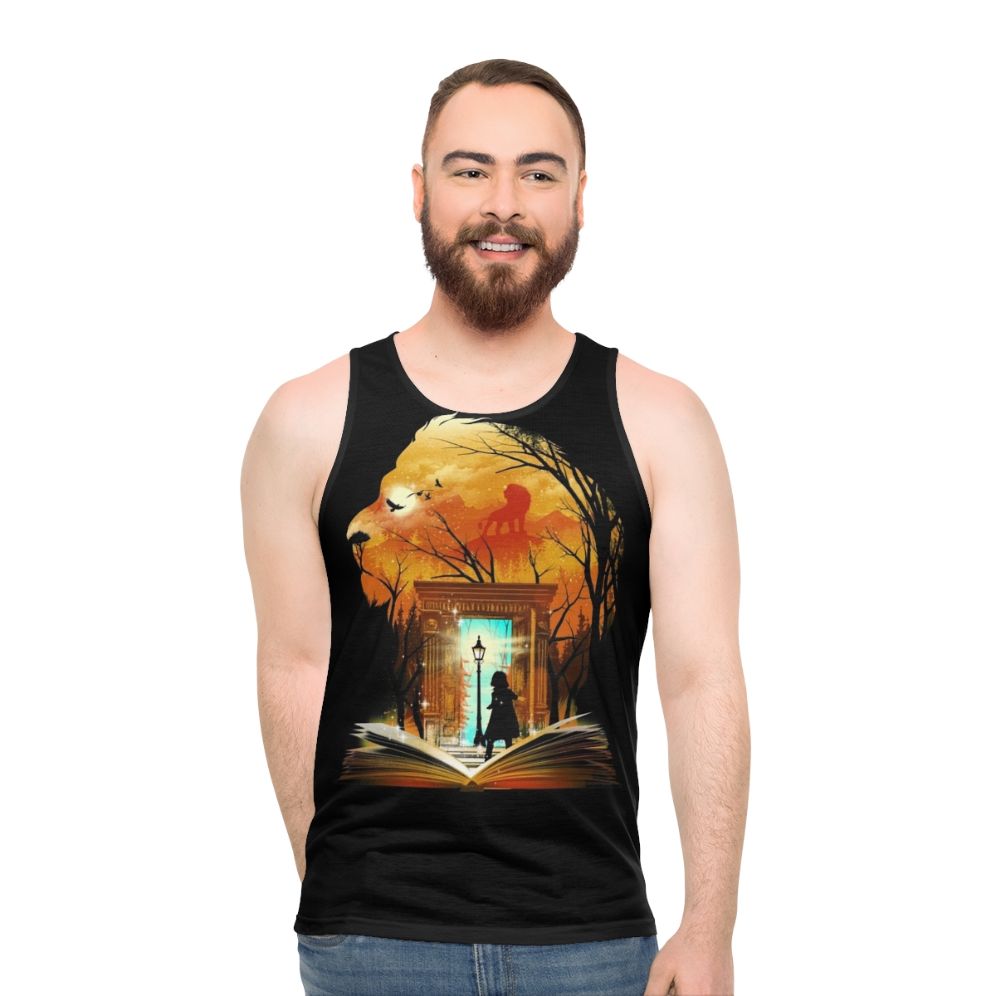 Courage Dear Heart Unisex Tank Top for Book Lovers