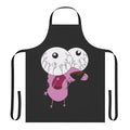 Courage the Cowardly Dog inspired cooking apron featuring the iconic pink dog character