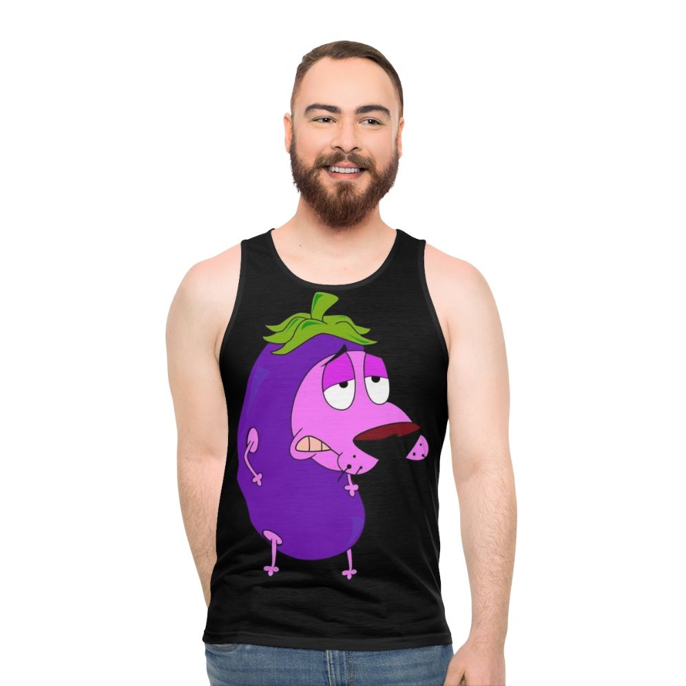 Courage The Cowardly Dog Unisex Tank Top