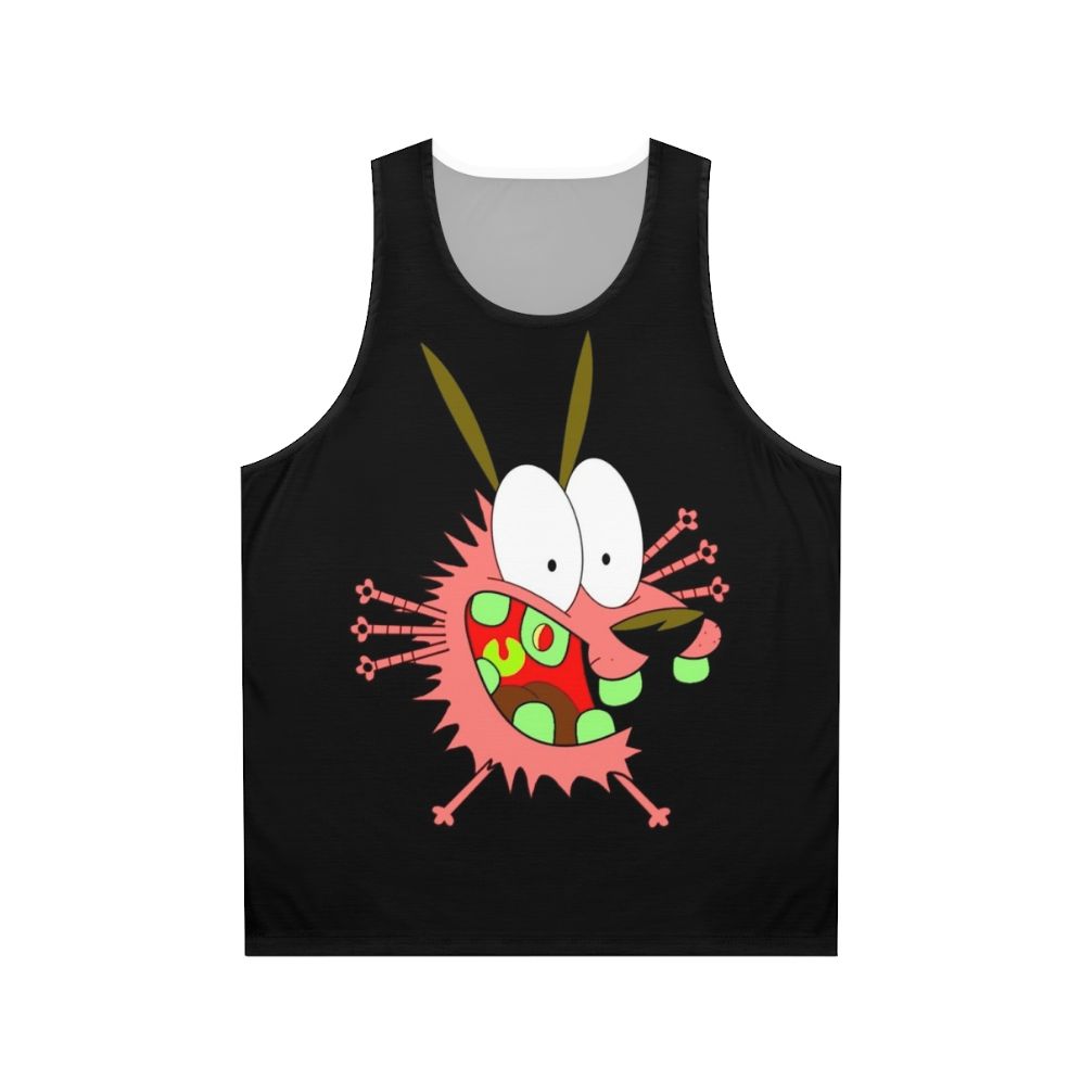 Courage The Cowardly Dog Unisex Tank Top