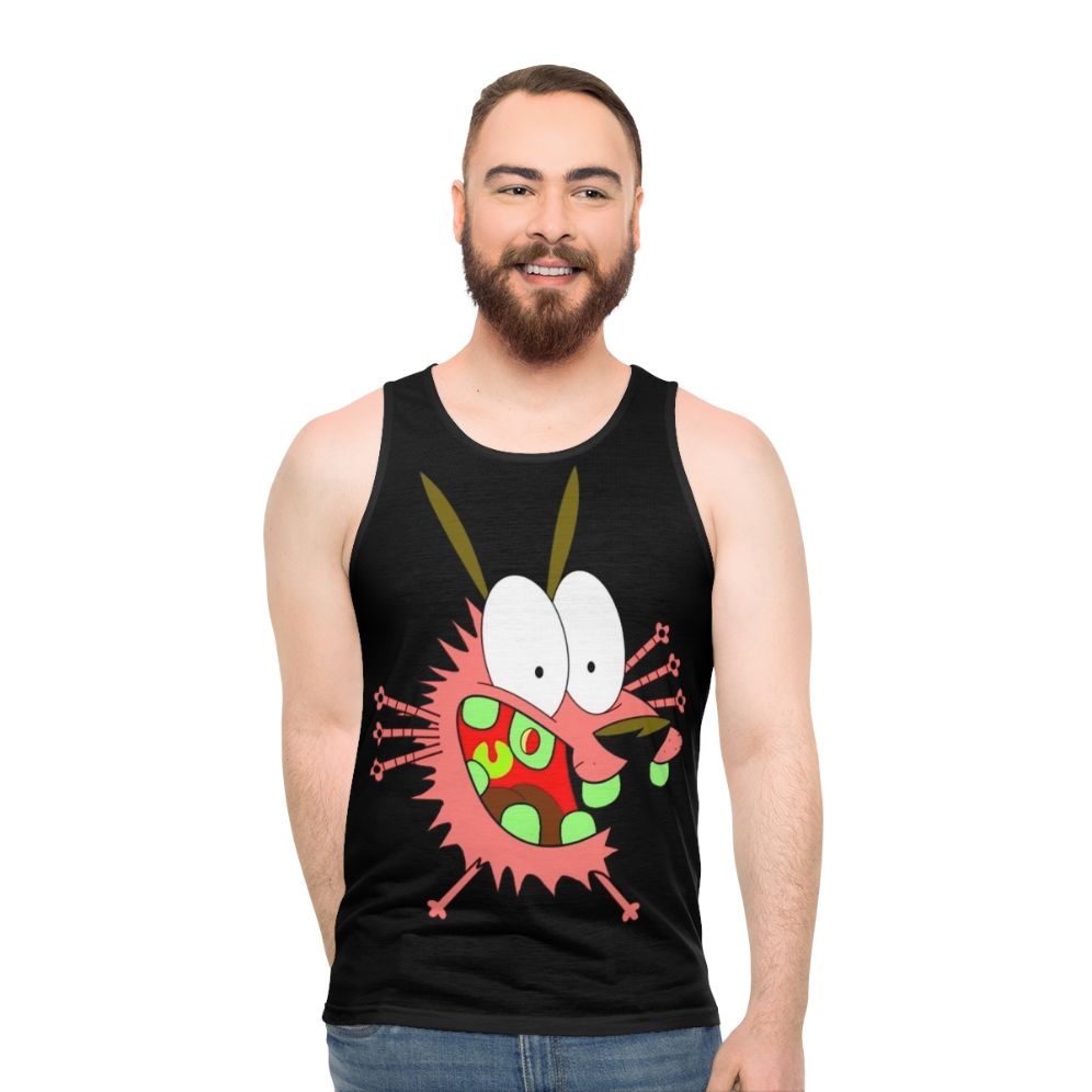 Courage The Cowardly Dog Unisex Tank Top