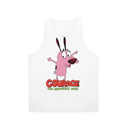 Courage The Cowardly Dog Unisex Tank Top