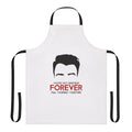 Courteeners-inspired apron featuring minimalist design and band lyrics