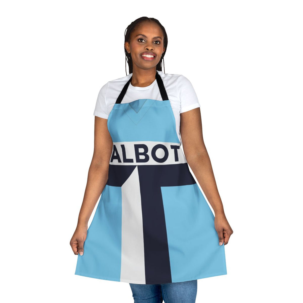 Coventry City Retro Football Apron featuring the classic 1981 1983 kit design