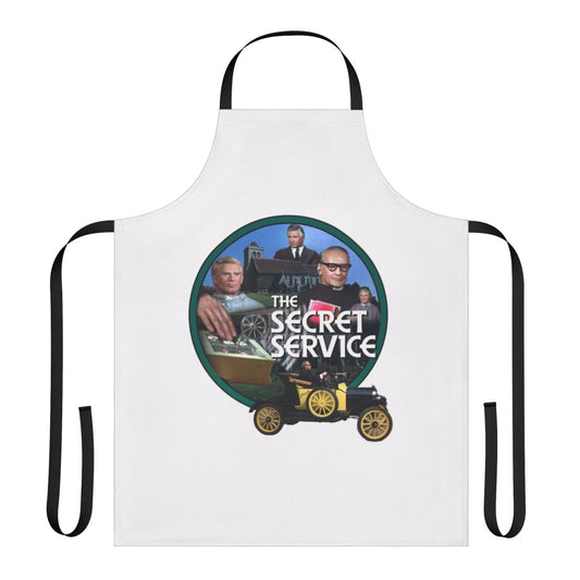 A stylish and durable apron inspired by the iconic secret service attire