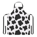 Cow print apron with a spotted pattern design, perfect for farmers, dairy workers, or anyone who loves country style.