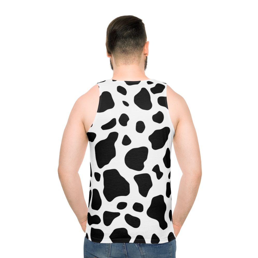 Cow print unisex tank top