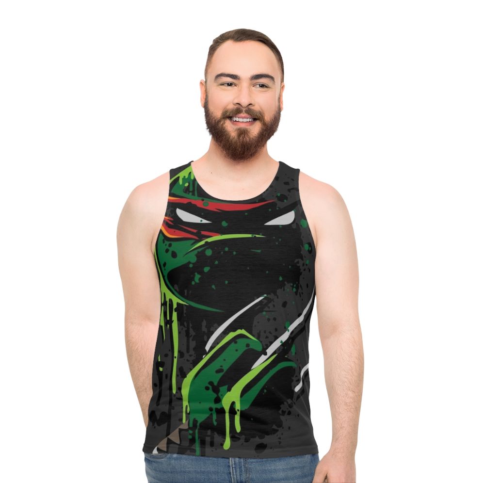 Cowabunga Raphael Ninja Turtle Unisex Tank Top