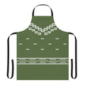 Cowboy western-themed apron with "Good, Bad, Ugly" graphic design