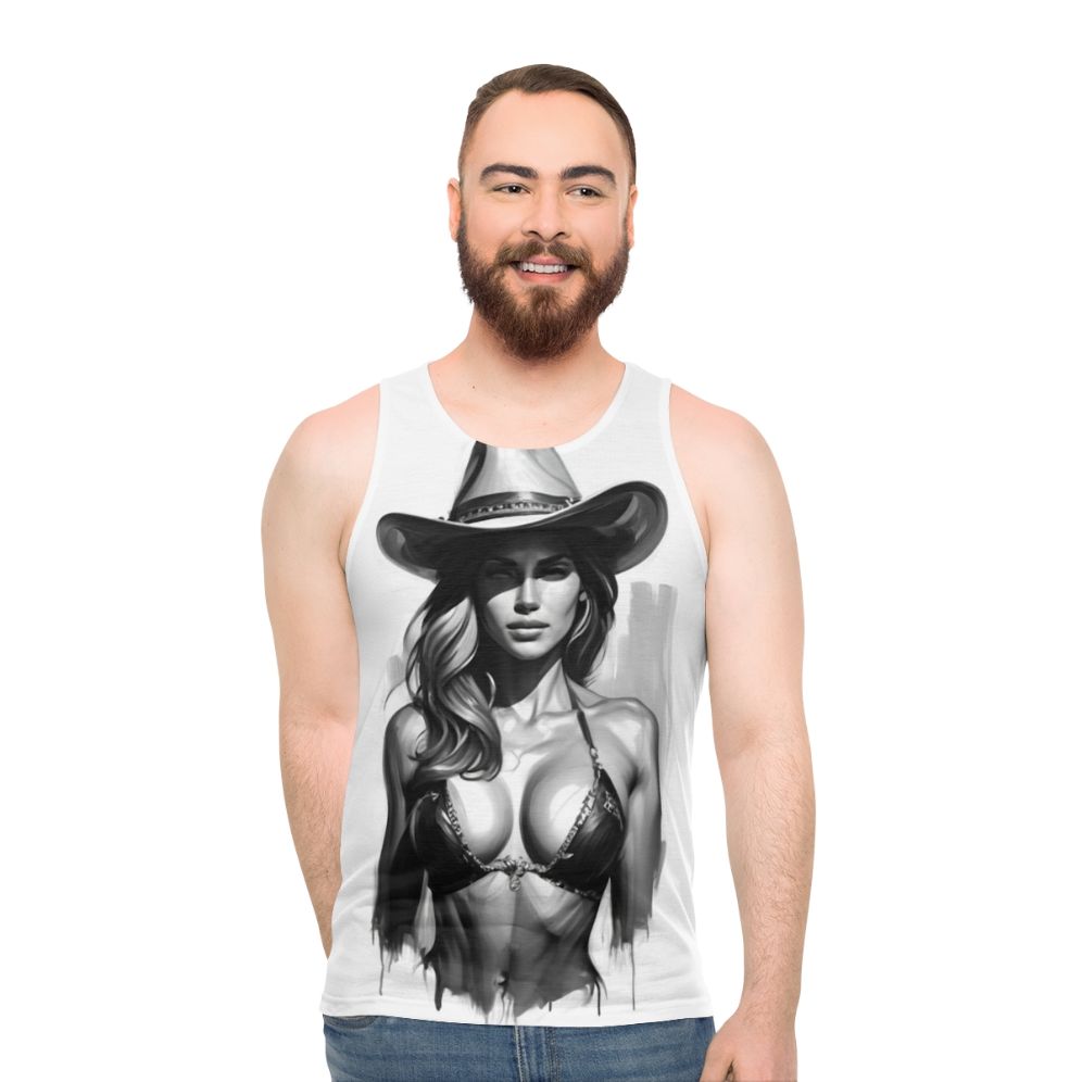 Cowgirl tank top for women