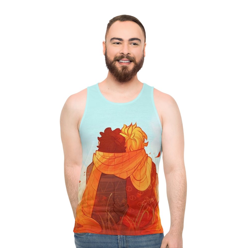 Unisex graphic tank top for fall fashion