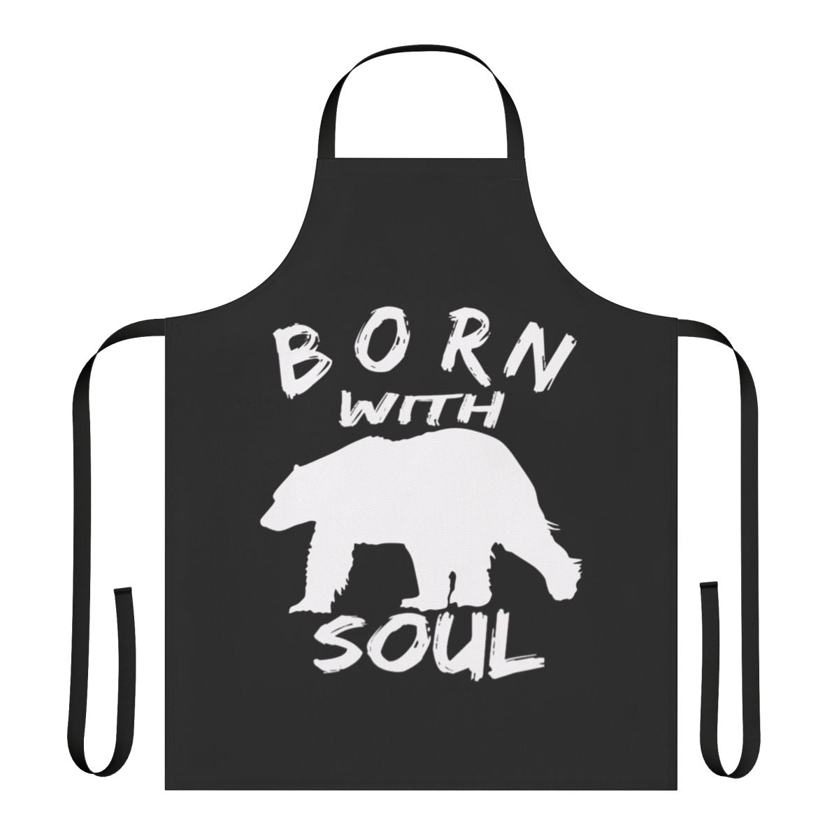 Soft, comfortable apron featuring a beautiful bear design for animal lovers