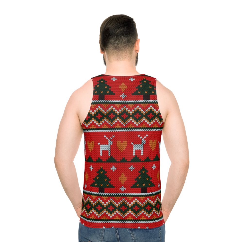 Cozy Christmas knit tank top