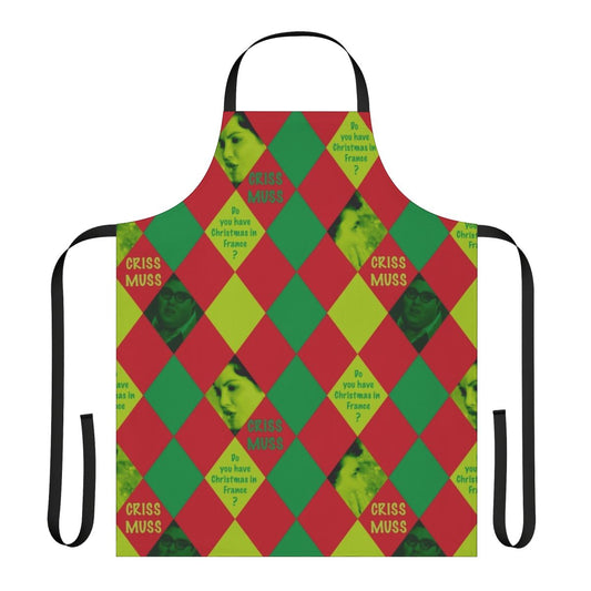 Criss Mass Apron featuring characters from the 1980s comedy "Better Off Dead"