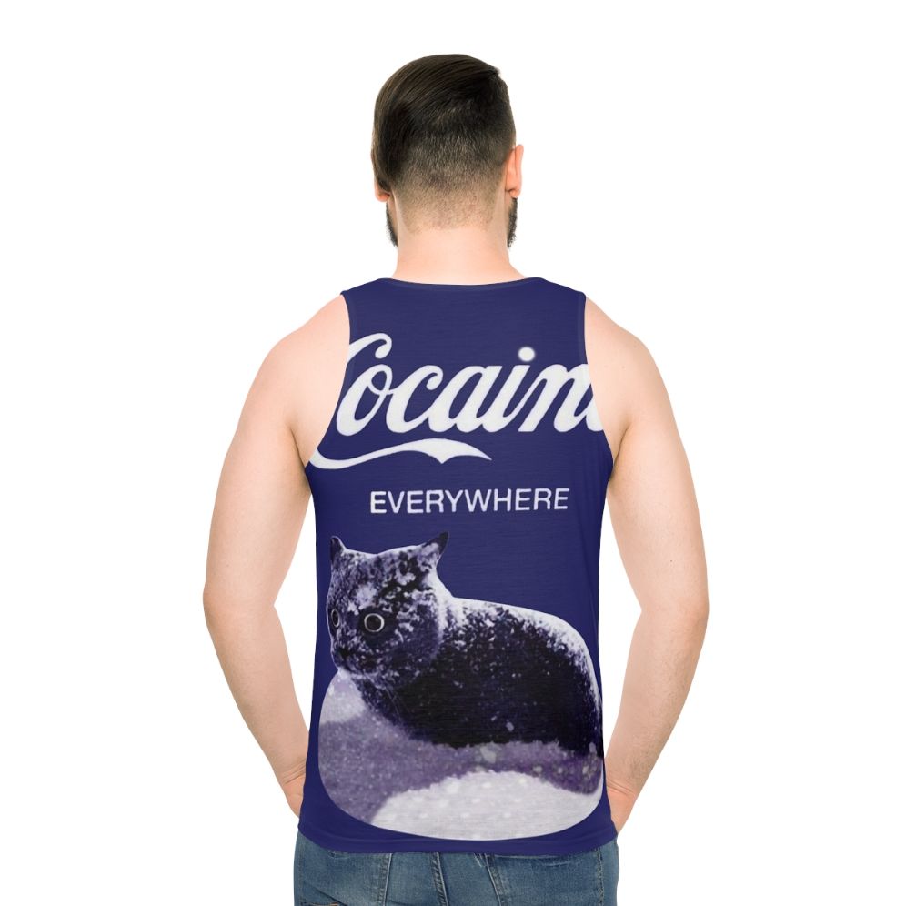 Cozy Feline-Inspired Unisex Tank Top