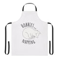 Hobbies Include Napping Apron with Adorable Cat Graphic