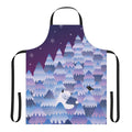 A cozy night apron featuring a forest creature design, perfect for tree huggers.