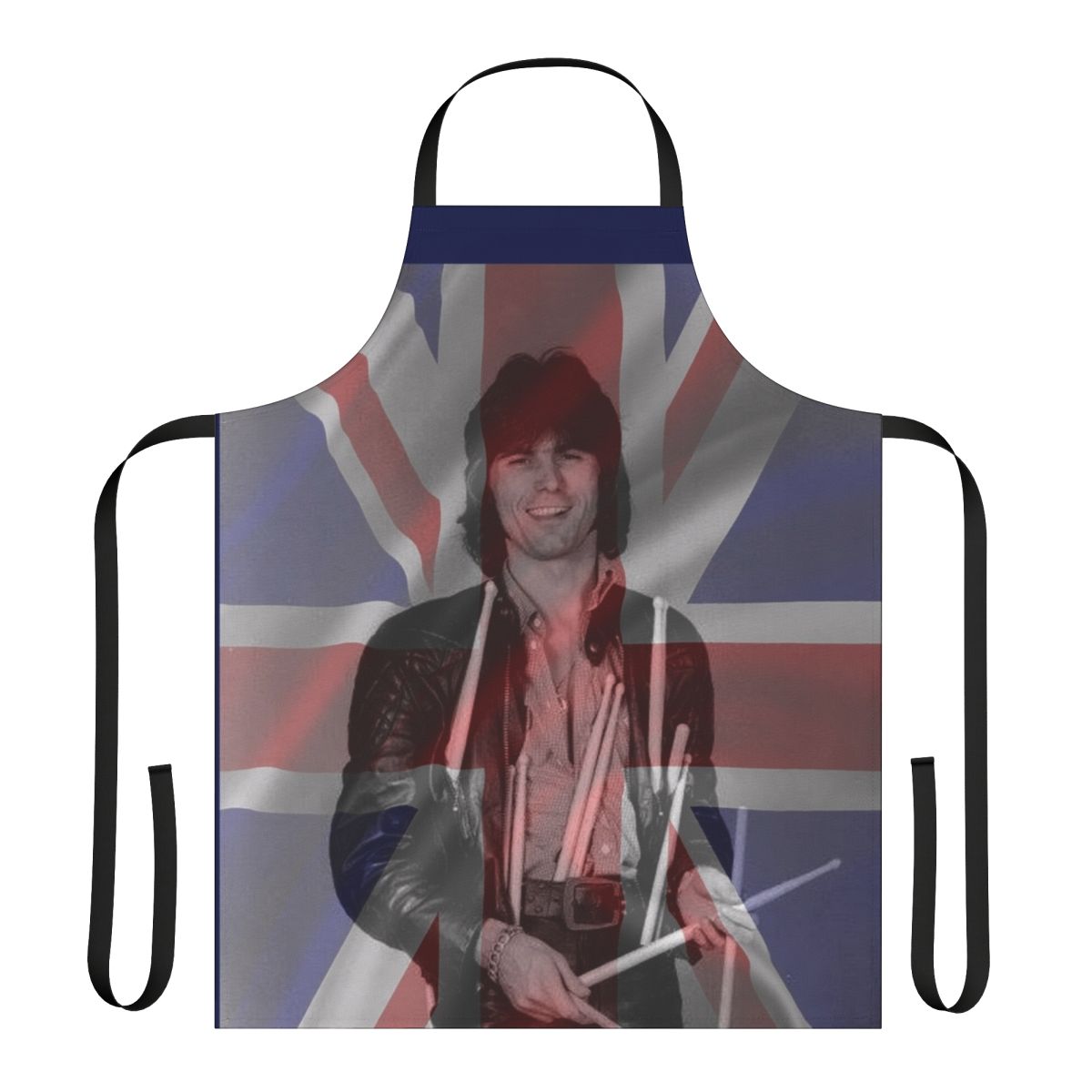 Cozy Powell Union Jack Themed Apron