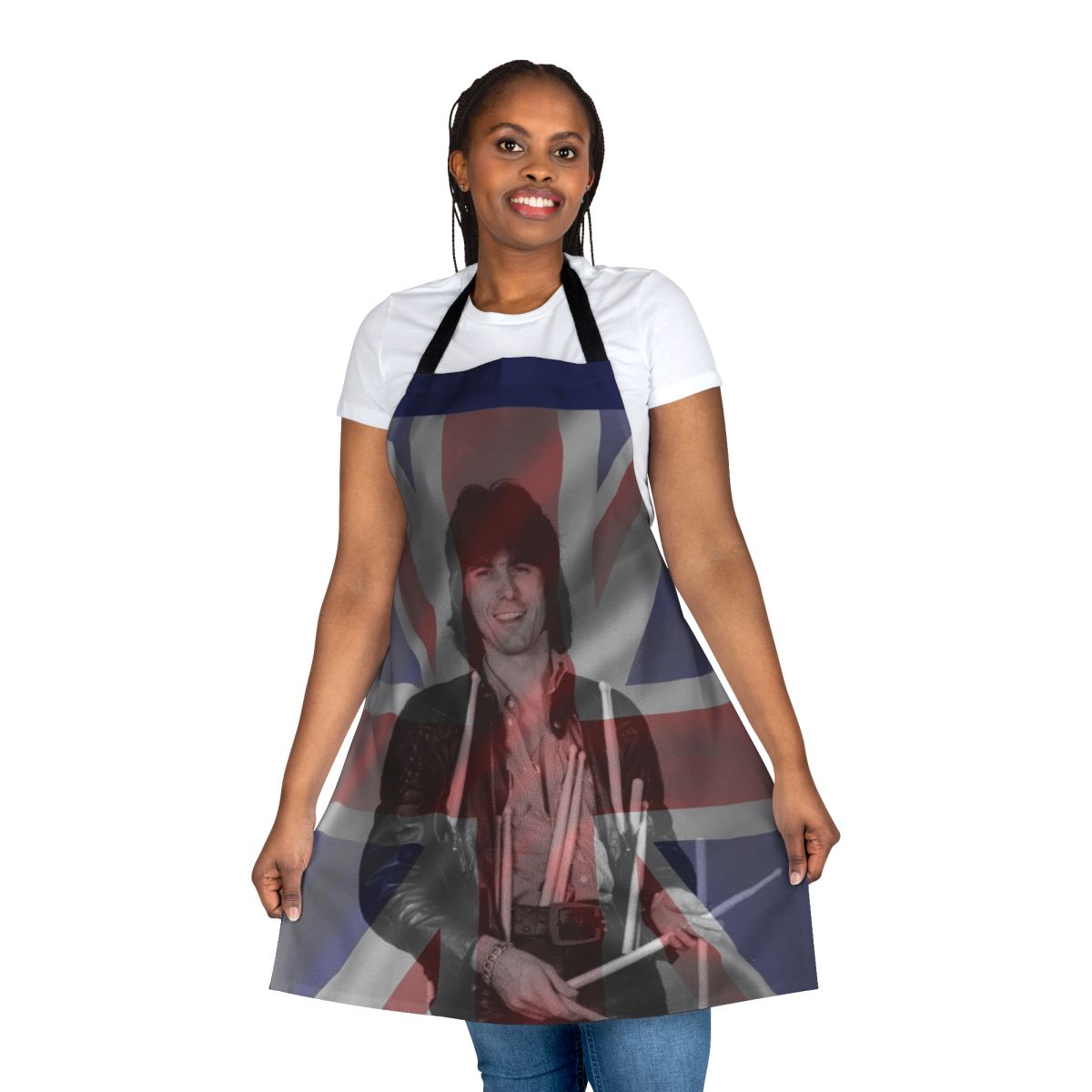 Cozy Powell Union Jack Themed Apron