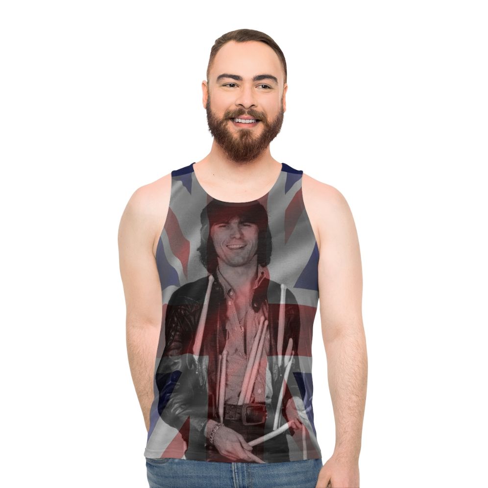 Cozy Powell Union Jack Unisex Tank Top