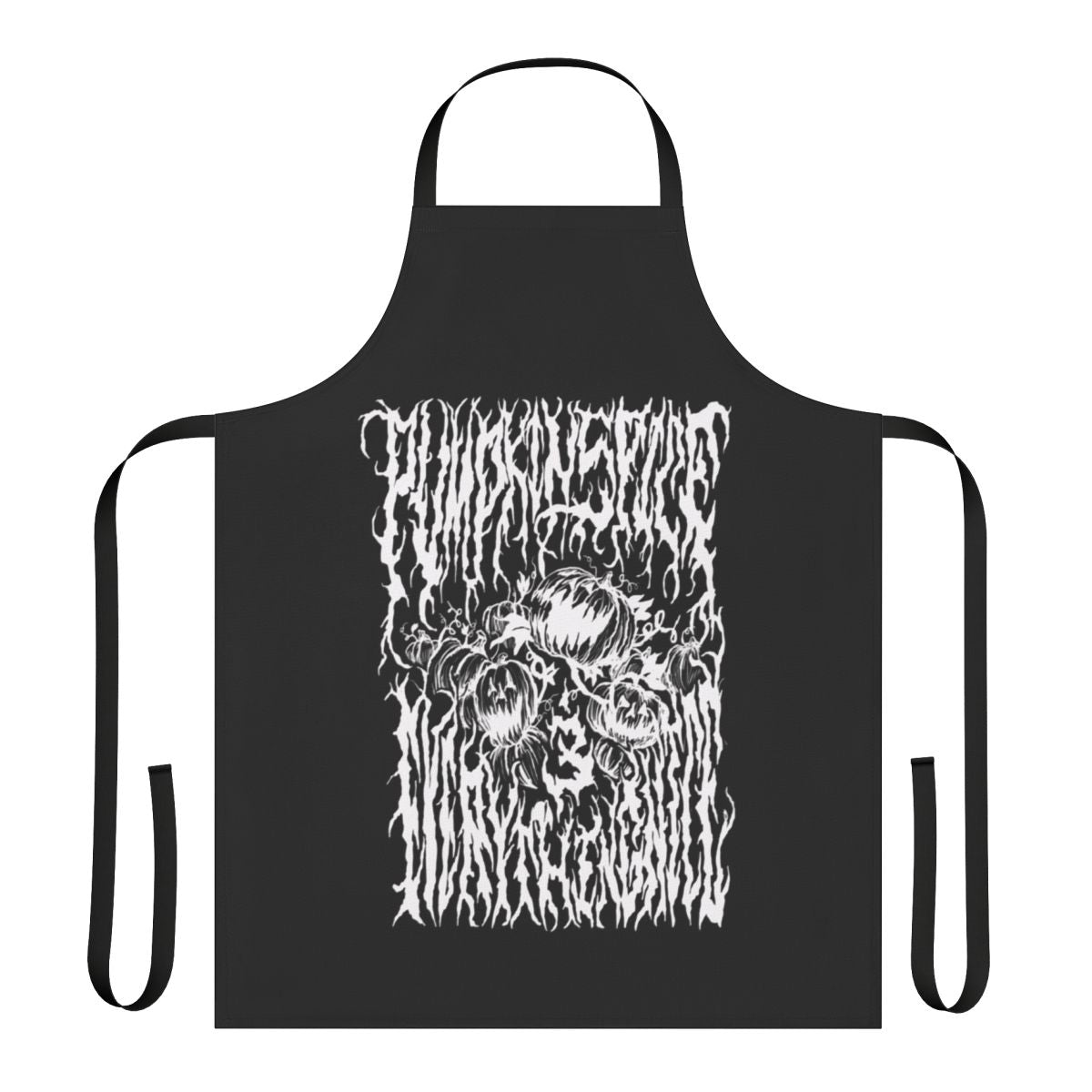 Pumpkin spice apron with a playful design for fall and autumn cooking and baking