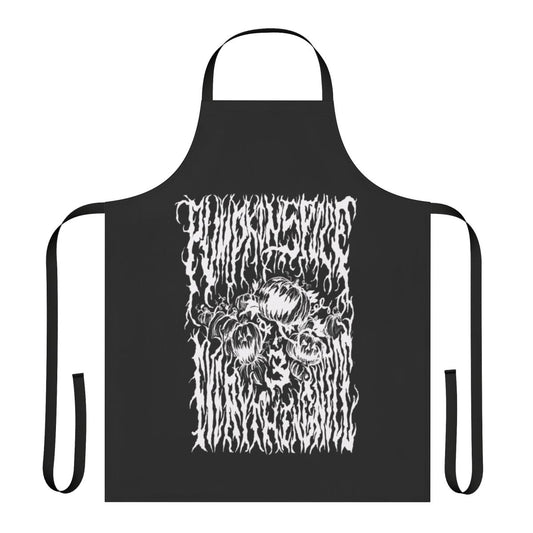 Pumpkin spice apron with a playful design for fall and autumn cooking and baking
