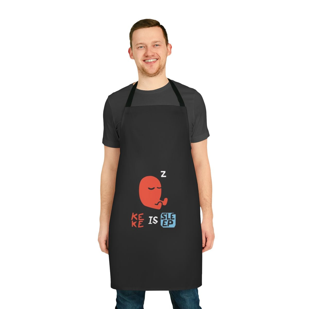 Keke Sleep Apron - Comfortable Cooking Apron for Puzzle Game Enthusiasts