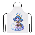 Adorable winter-themed Neeko apron from the League of Legends gaming universe