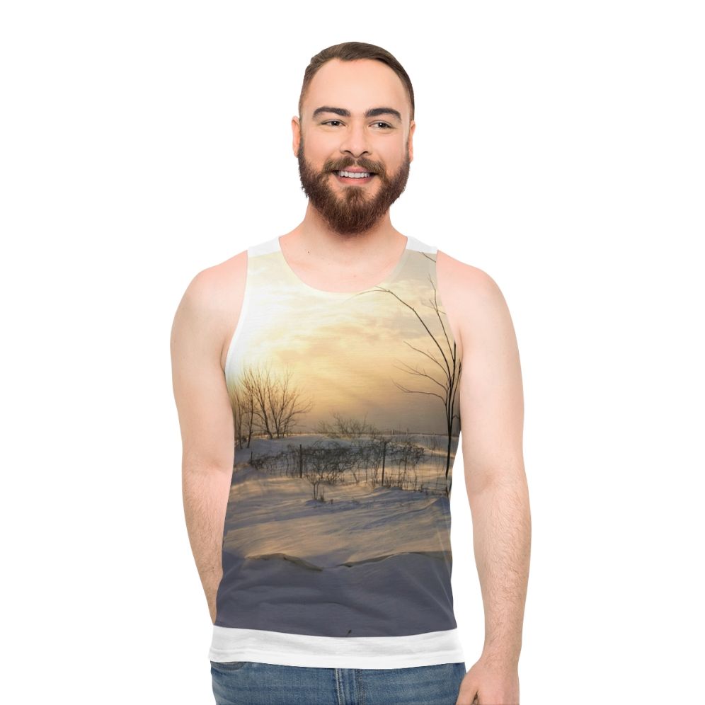 Cozy Winter Unisex Tank Top