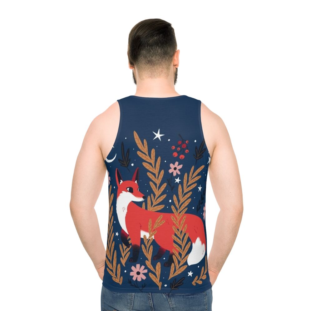 Cozy Winter Woodland Unisex Tank Top