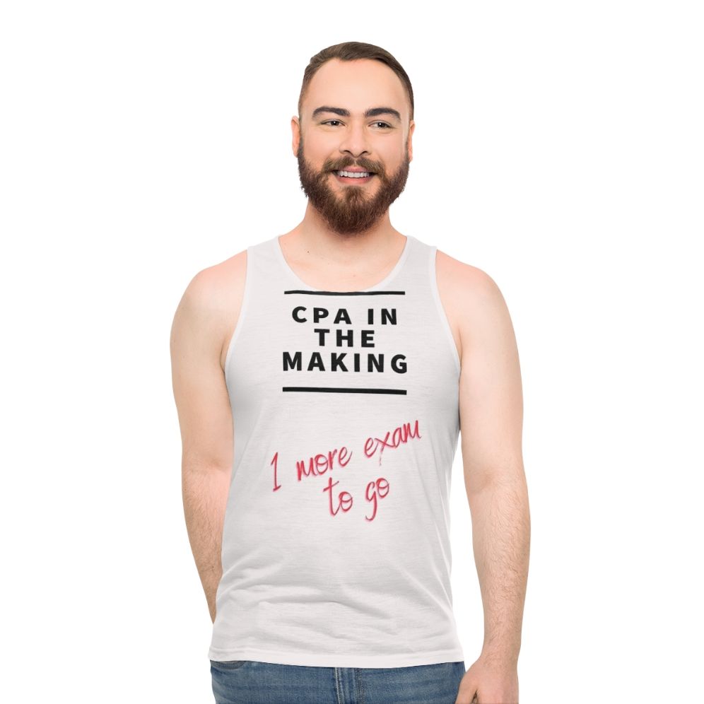 Unisex tank top for certified public accountants