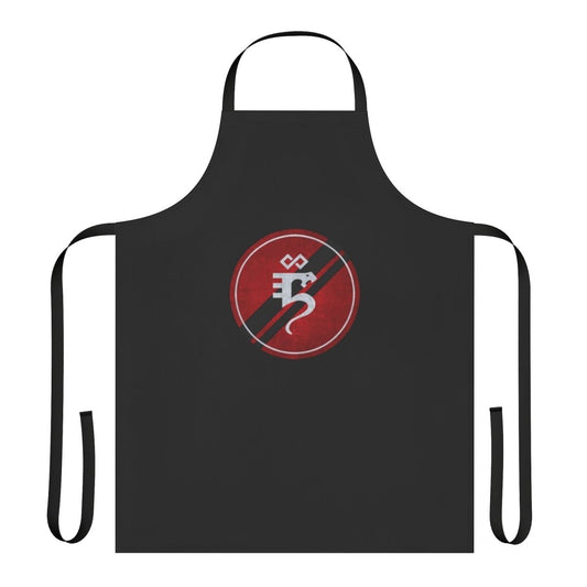 Craftworld Eldar inspired rune pattern apron for tabletop gaming and cooking