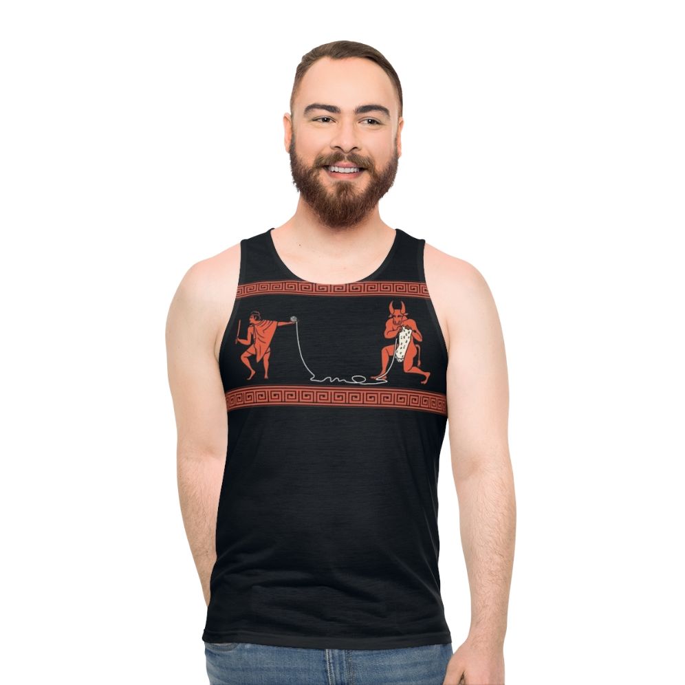 Crafty Minotaur Unisex Greek Mythology Tank Top