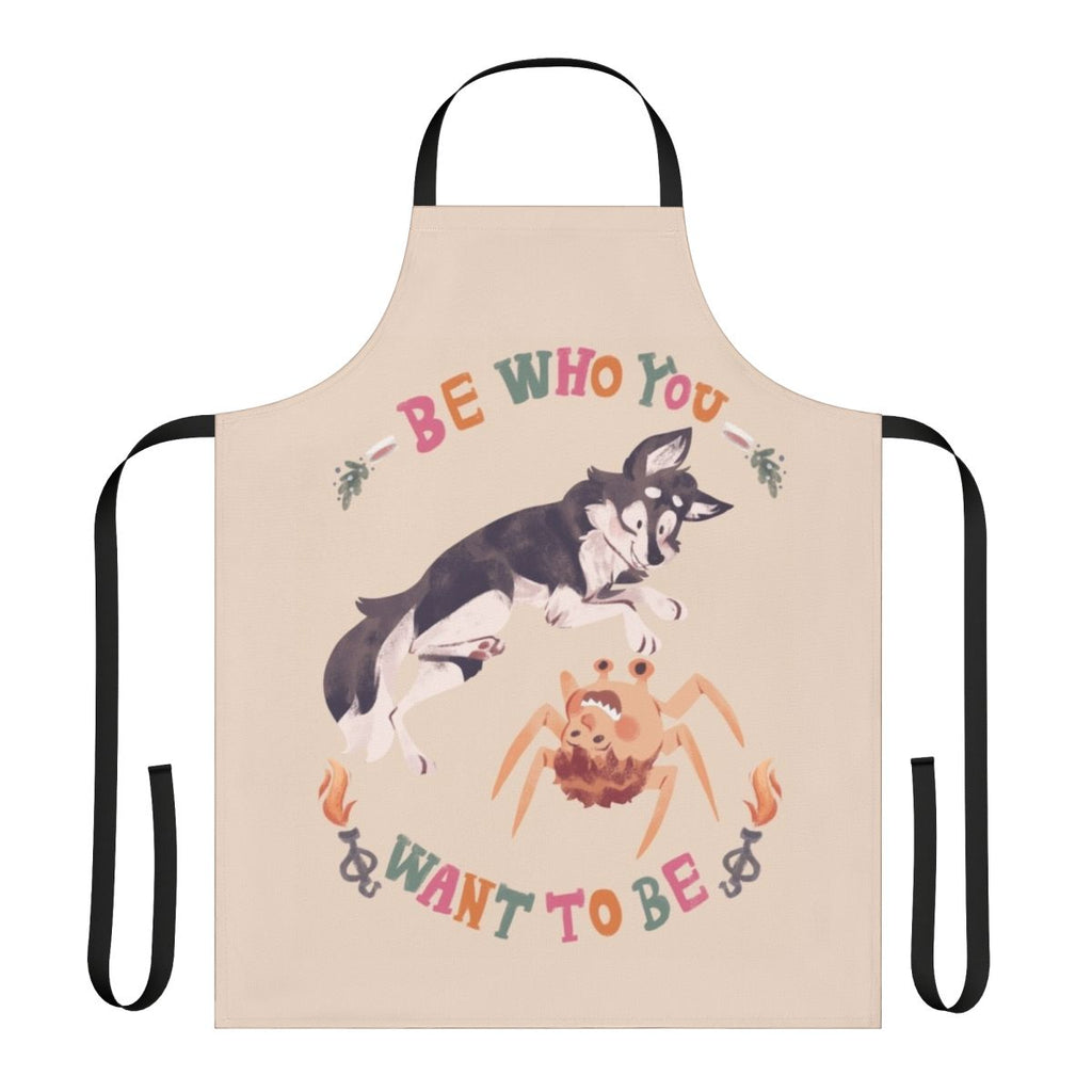 Creature Feature Kitchen Apron - Horror Movie Inspired Cooking Accessory with Scary Dog