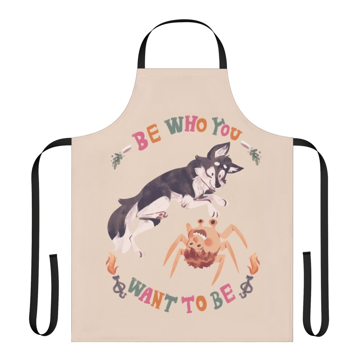 Creature Feature Kitchen Apron - Horror Movie Inspired Cooking Accessory with Scary Dog