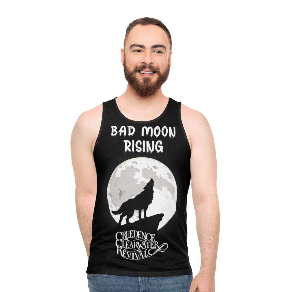 Creedance Clearwater Revival Bad Moon Rising unisex tank top
