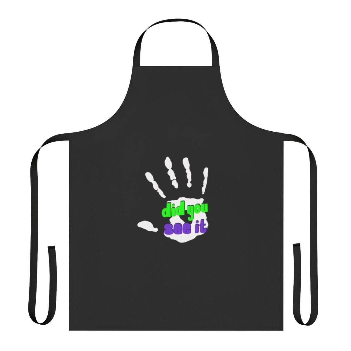 Creepy and scary apron with a nuclear disaster or explosion design
