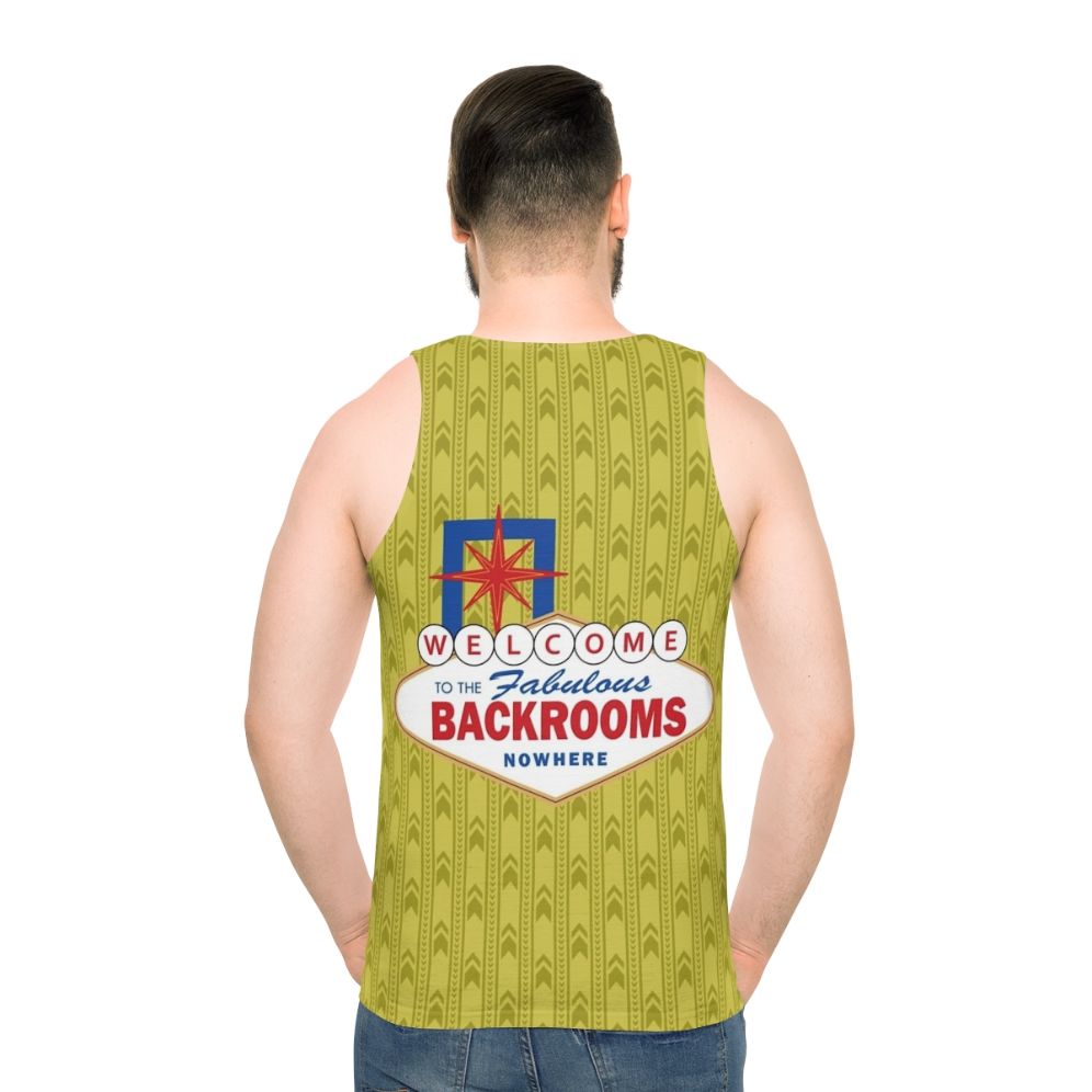 Creepy "Backrooms" Unisex Tank Top