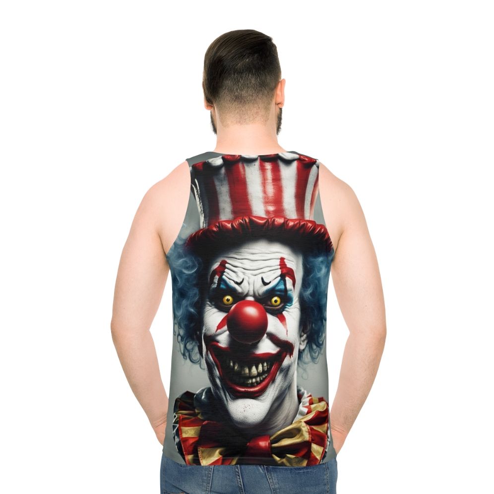 Creepy clown unisex Halloween tank top